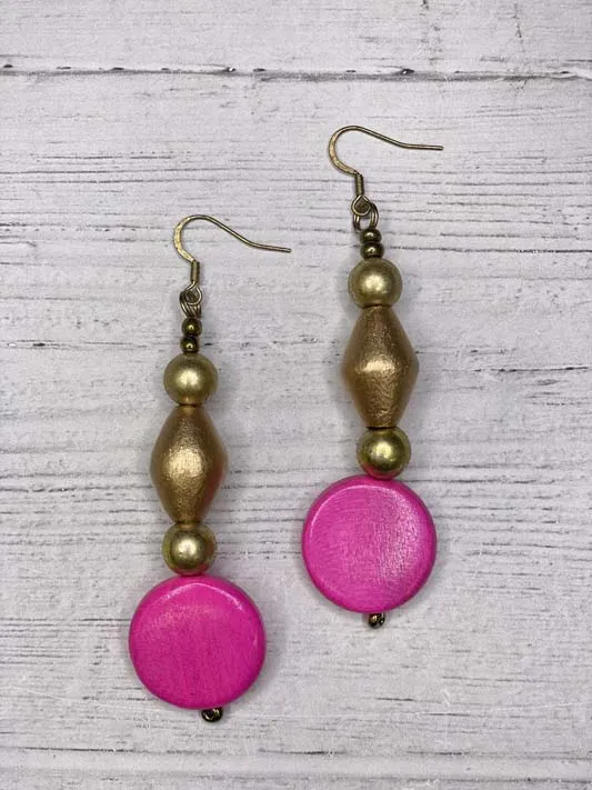 Alisha D Dangle Exaggerated Handmade Earrings