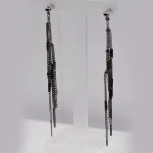 Delicate chain drop earrings