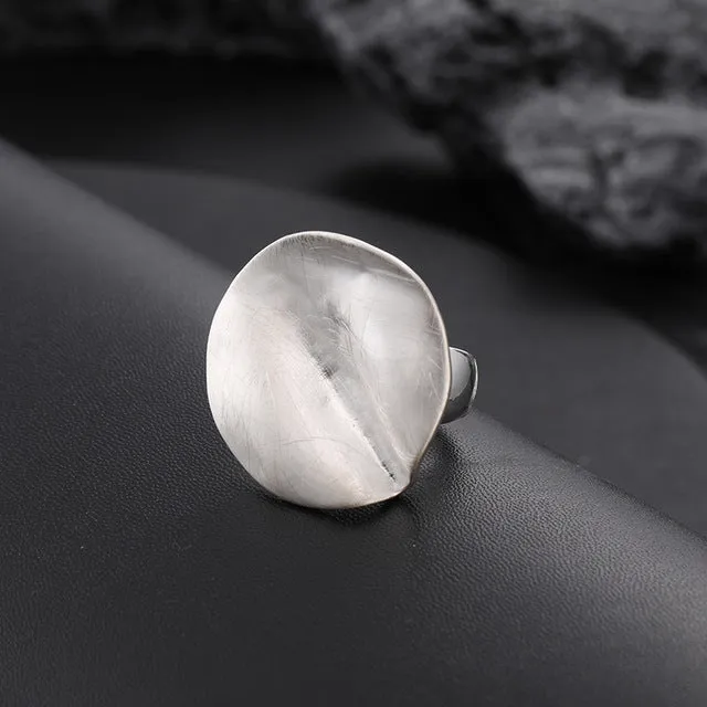 Fashion Irregular Thick Gold And Silver Color Ring