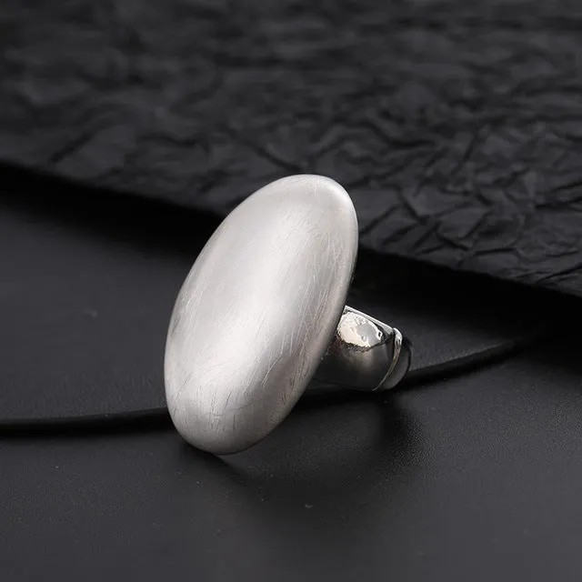 Fashion Irregular Thick Gold And Silver Color Ring