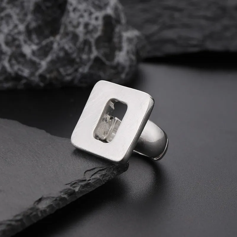 Fashion Irregular Thick Gold And Silver Color Ring