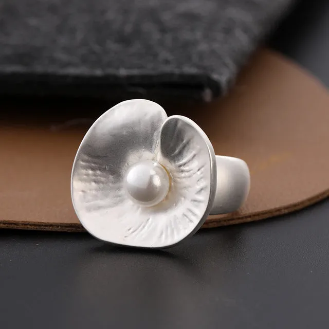 Fashion Irregular Thick Gold And Silver Color Ring