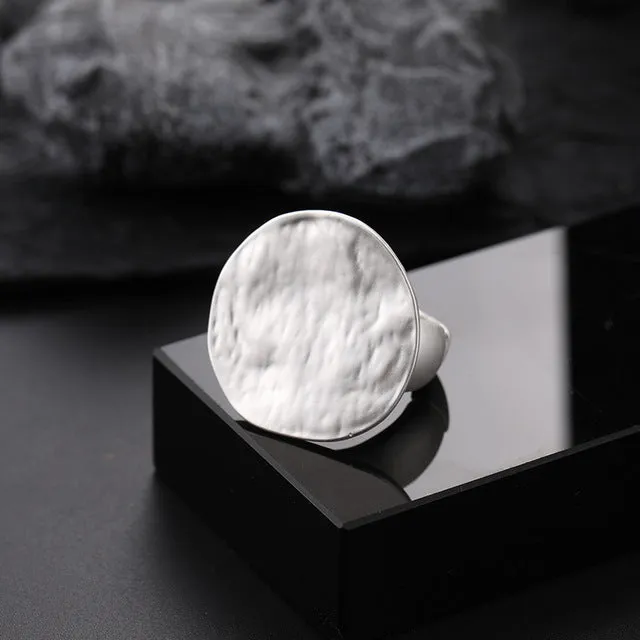 Fashion Irregular Thick Gold And Silver Color Ring