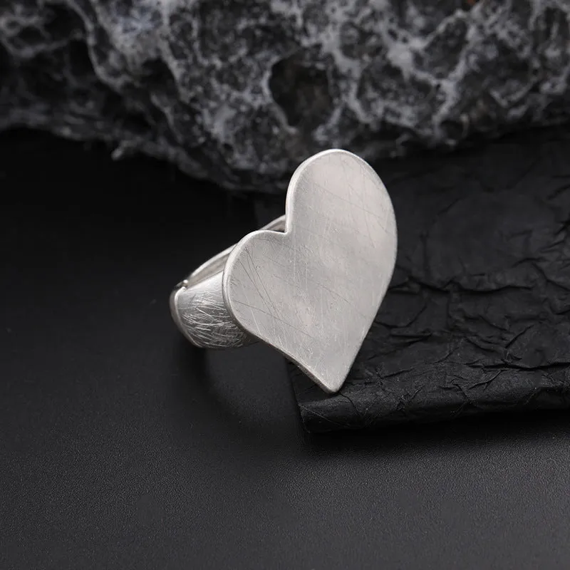 Fashion Irregular Thick Gold And Silver Color Ring