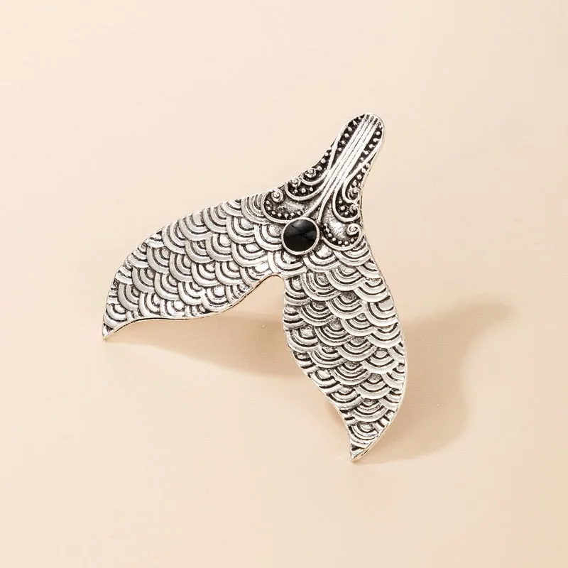 Fish Tail Joint Midi Rings