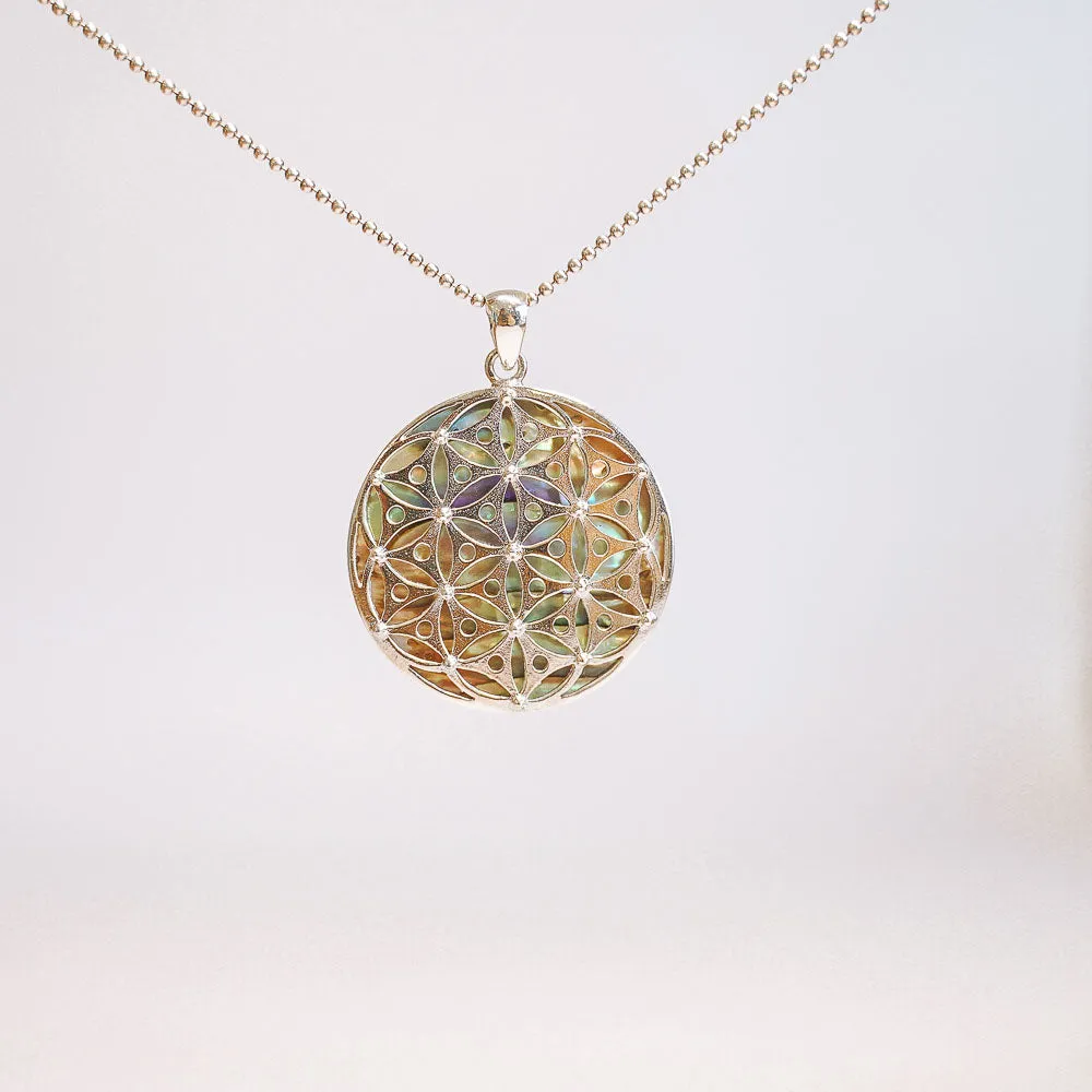 Flower Of Life Sterling Silver Pendant
