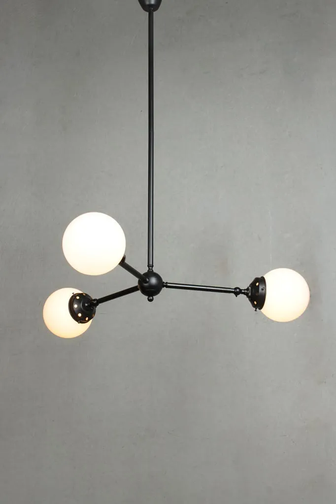 Glass Ball Chandelier