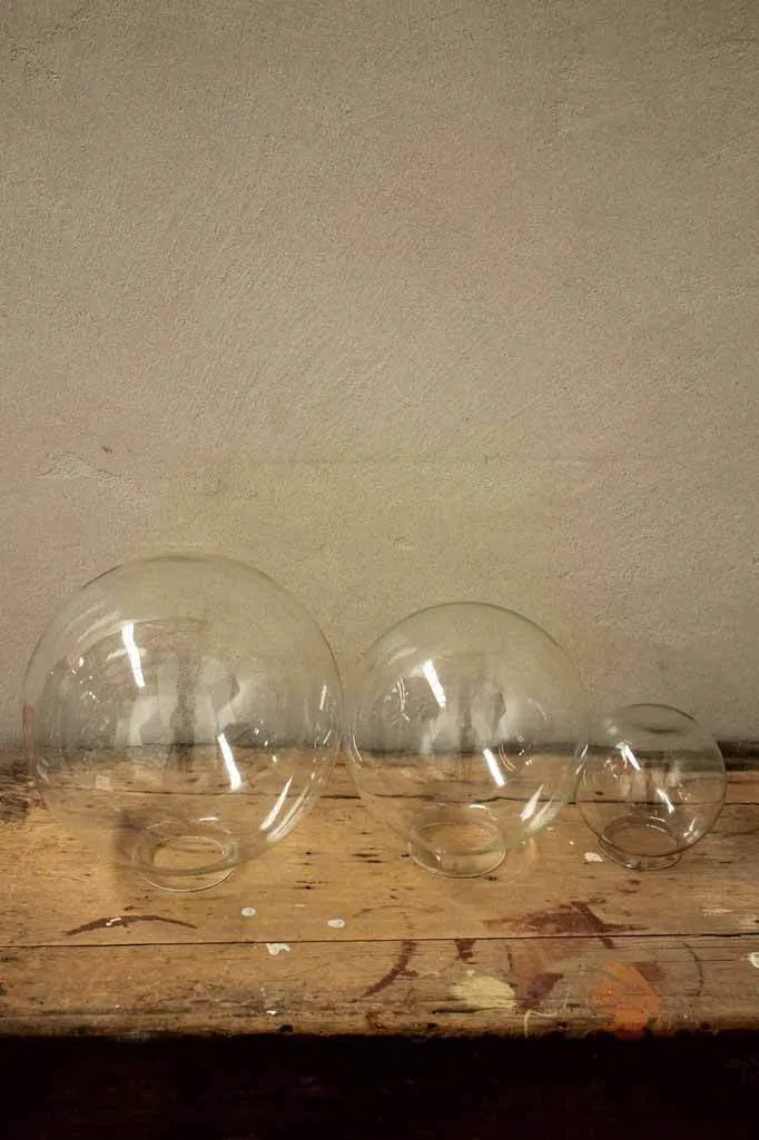 Glass Ball Chandelier