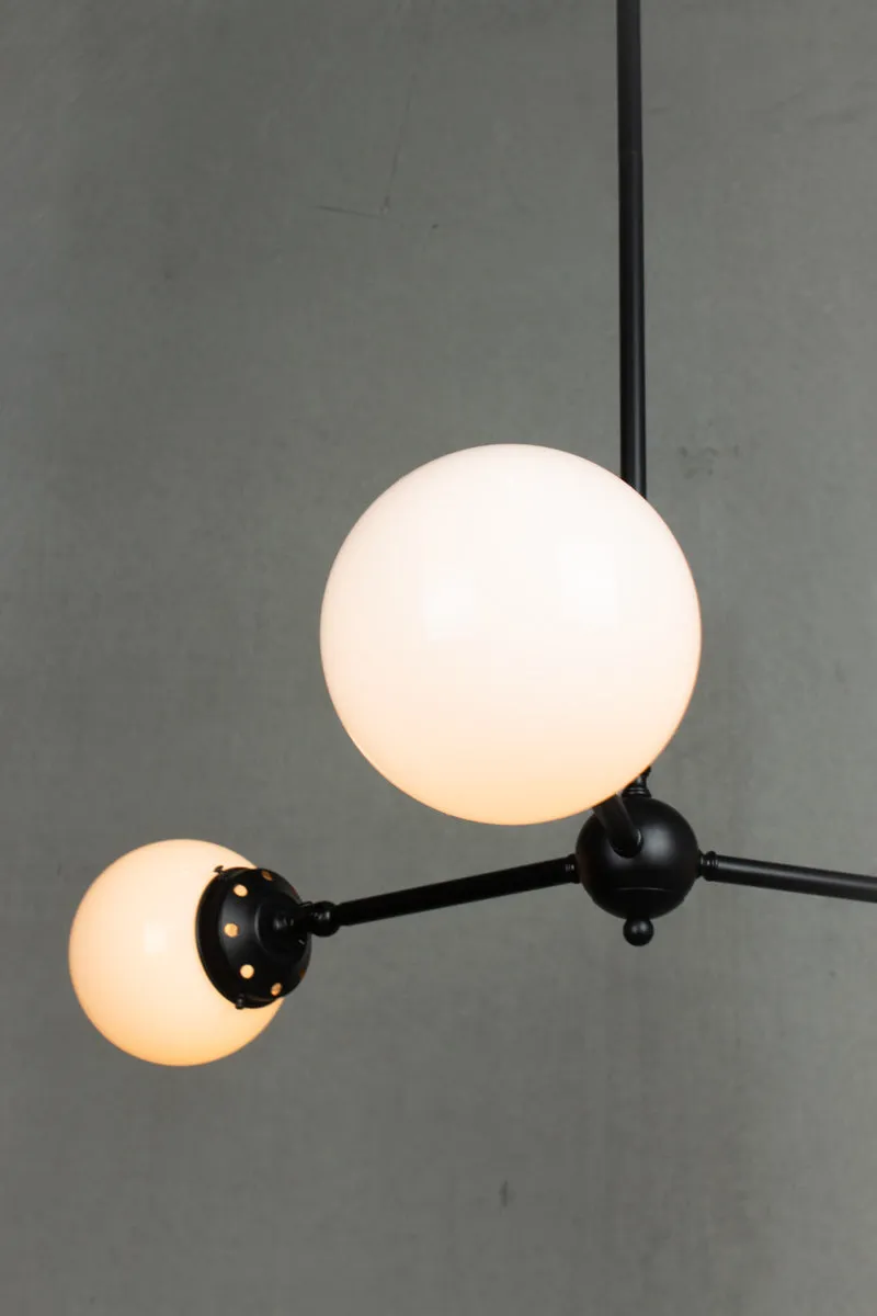 Glass Ball Chandelier