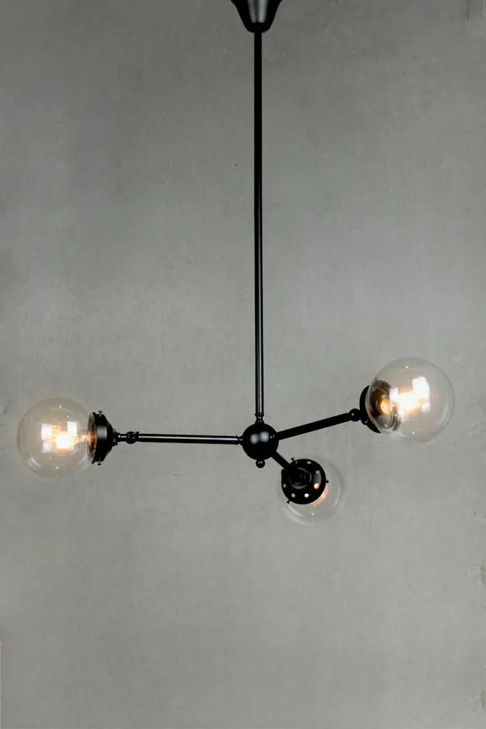 Glass Ball Chandelier