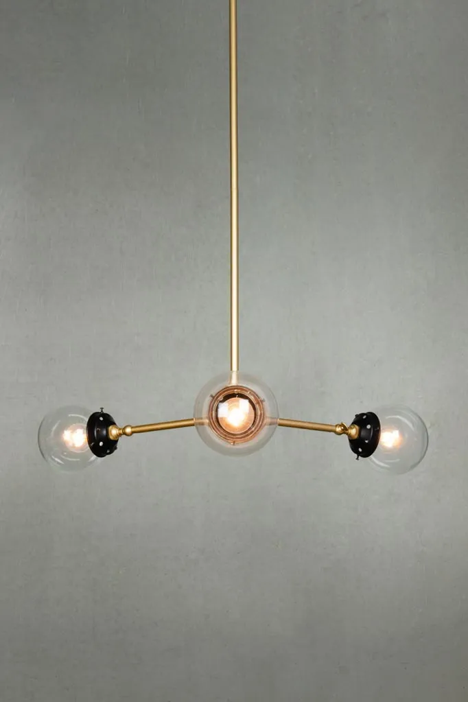 Glass Ball Chandelier