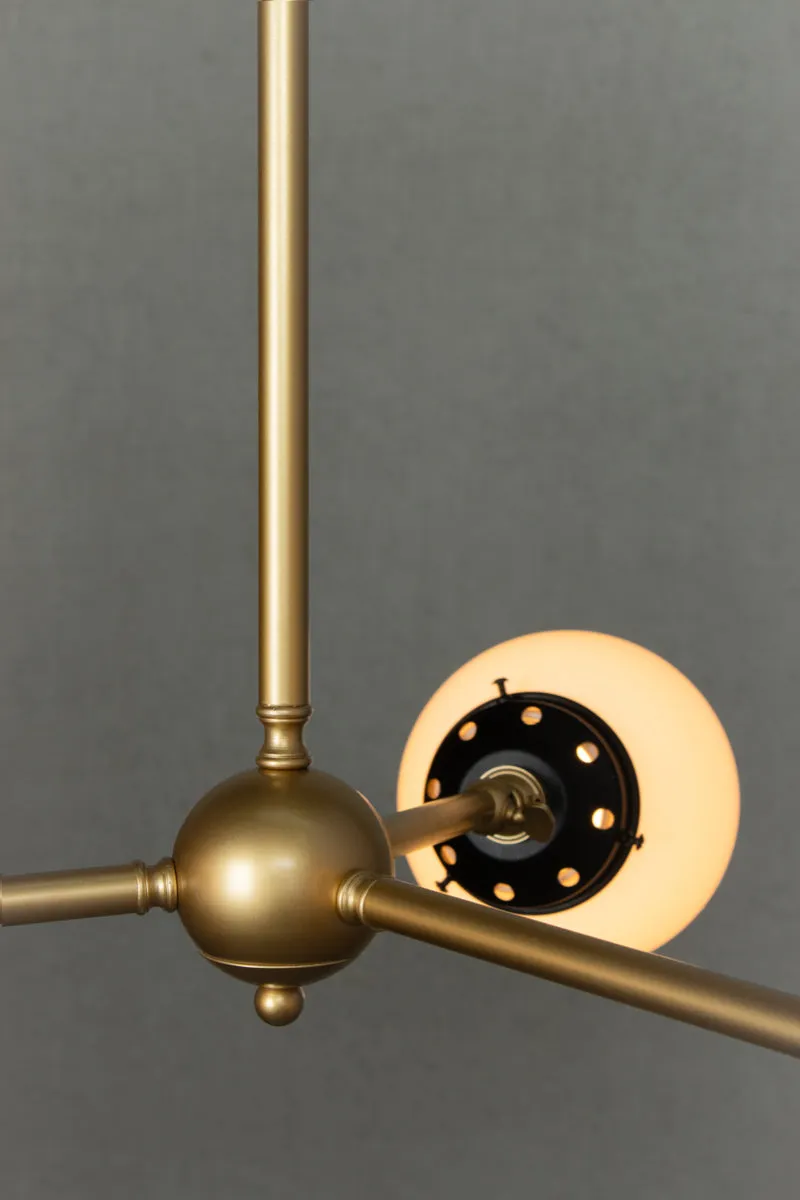 Glass Ball Chandelier