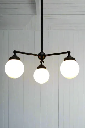 Glass Ball Chandelier