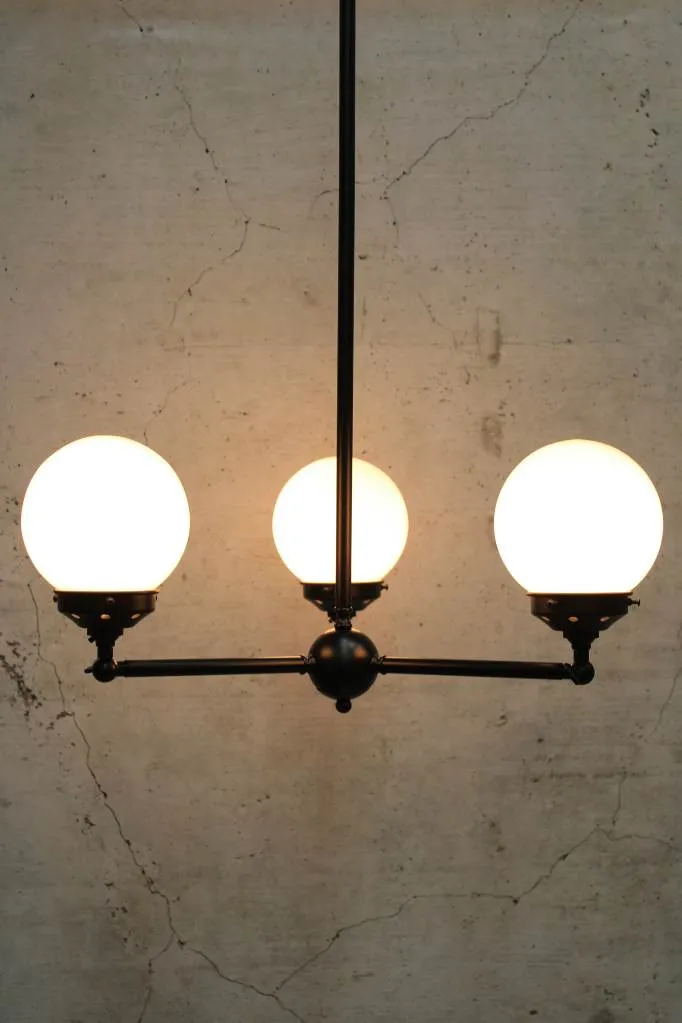 Glass Ball Chandelier