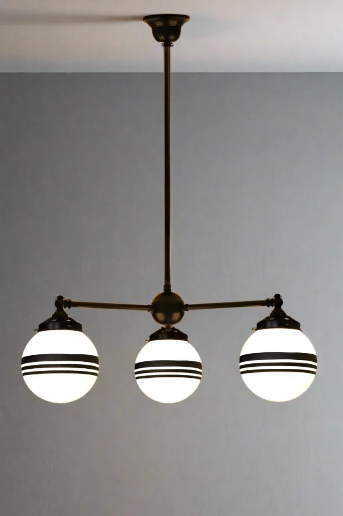 Glass Ball Chandelier