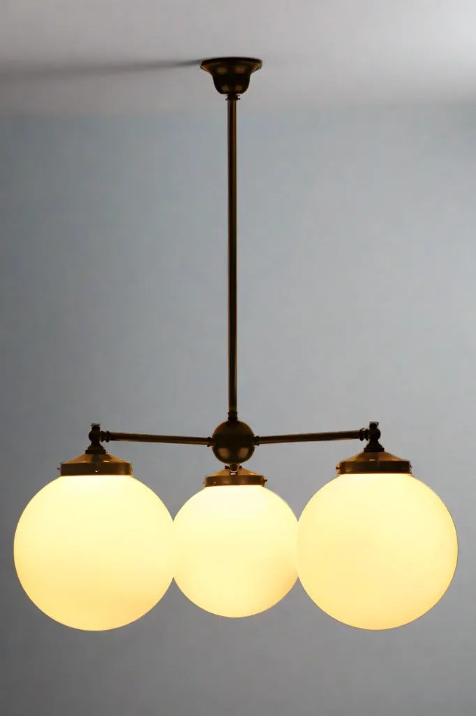 Glass Ball Chandelier