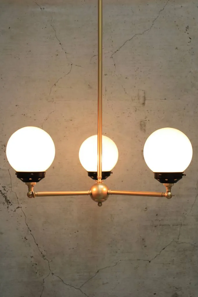 Glass Ball Chandelier