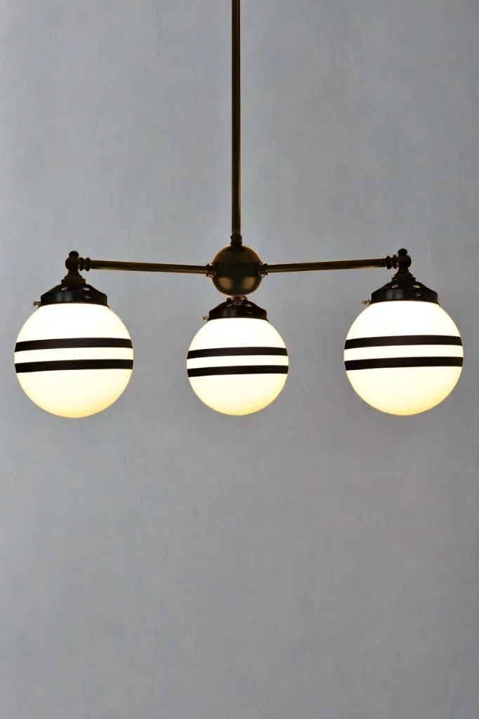 Glass Ball Chandelier