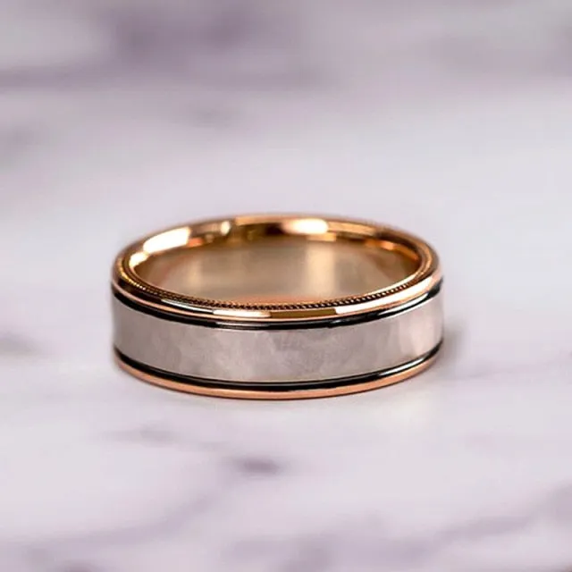 Huitan Gorgeous Women/Men Wedding Set Rings / Mosaic AAA CZ Two Engagement Rings