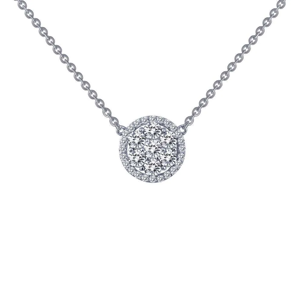 LAFONN 1.01ct TW Halo Necklace