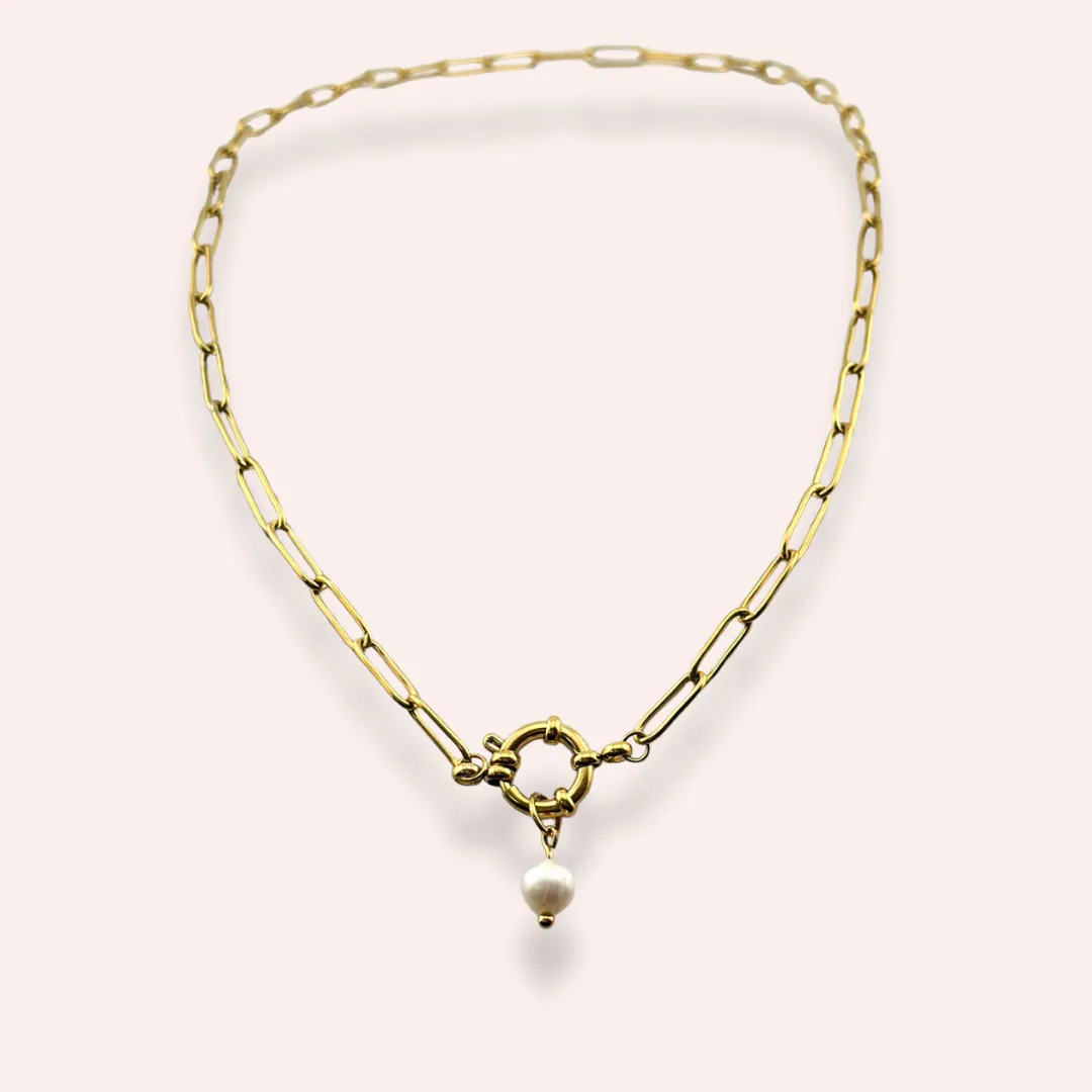 Link Pearl necklace