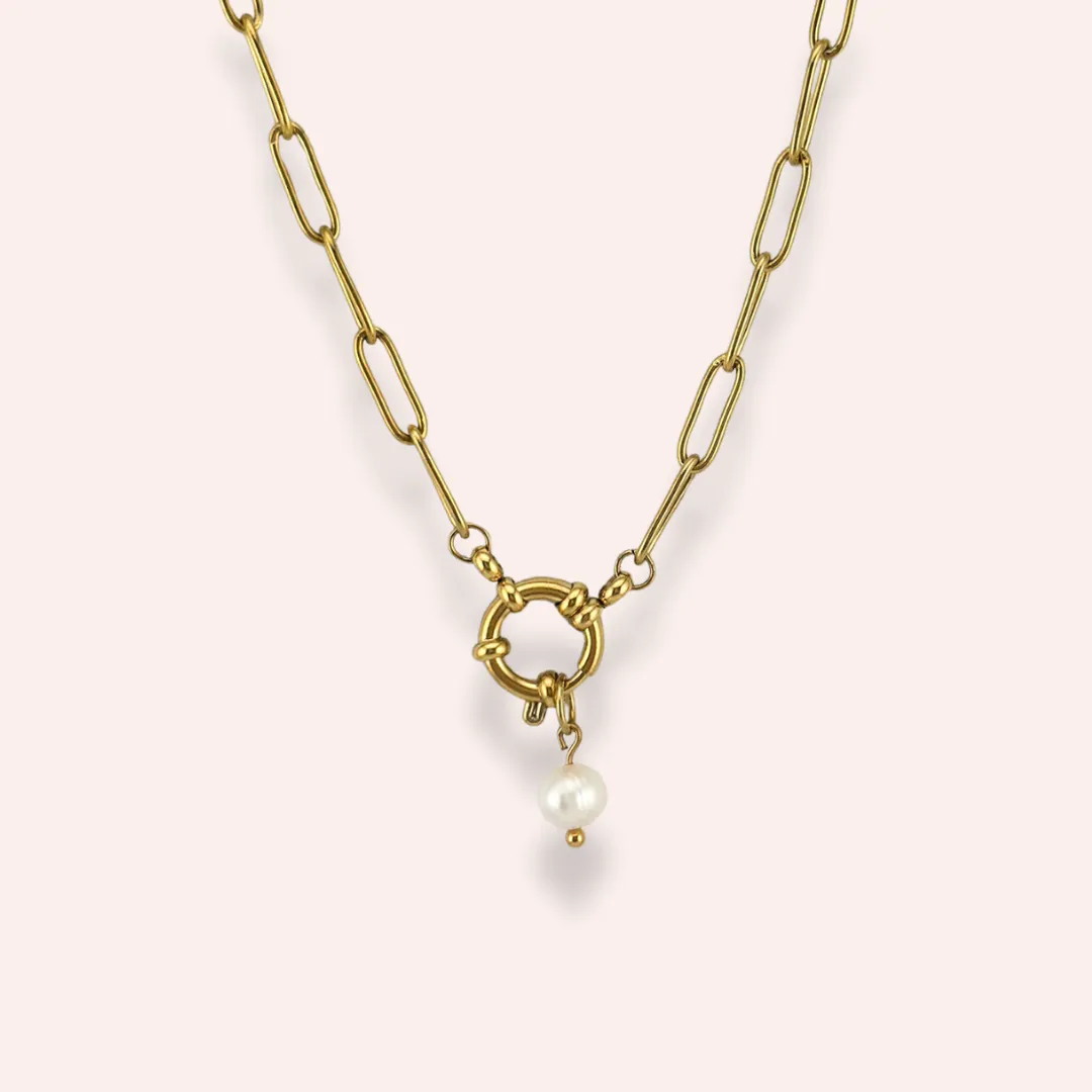 Link Pearl necklace