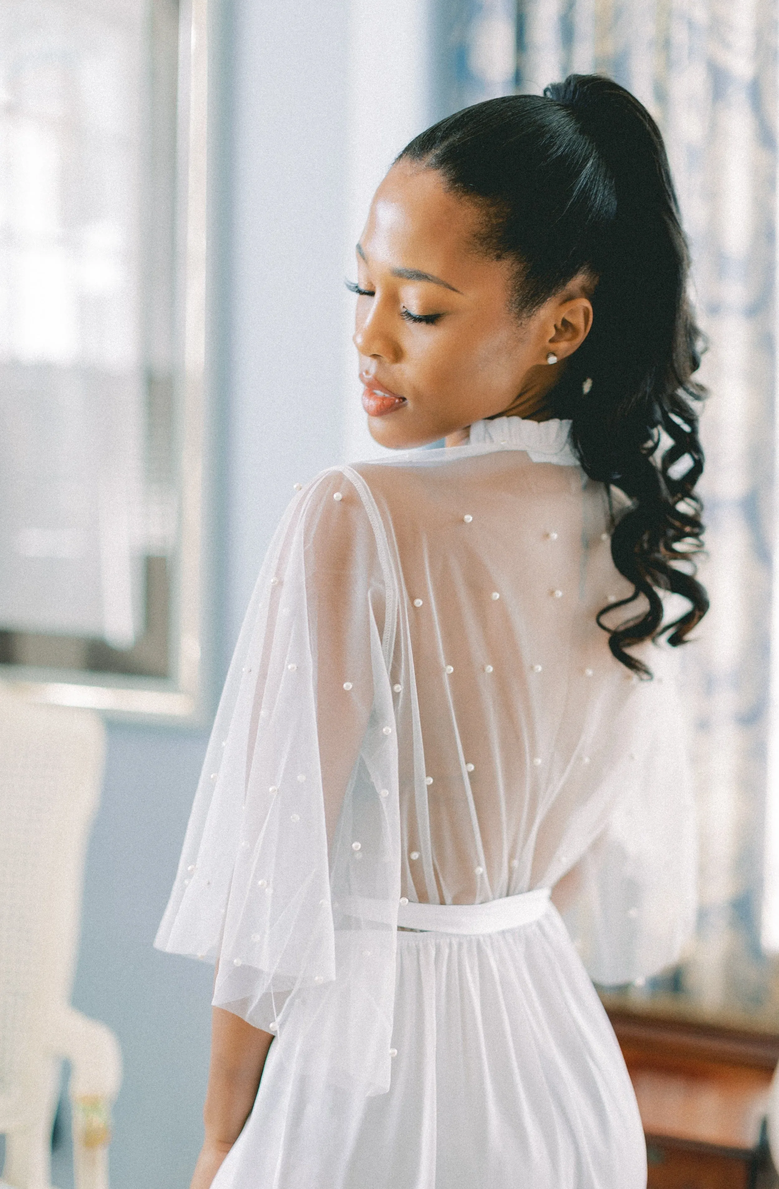 Opal Bridal Robe