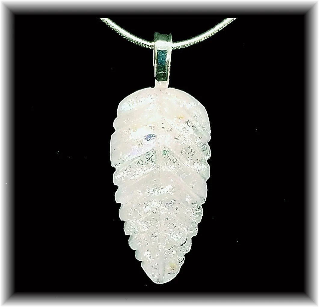 Opal Leaf Pendant
