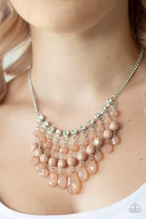 Paparazzi Necklace ~ Social Network - Brown