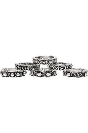 Rain Jewelry Collection Silver Designer Stacking Ring