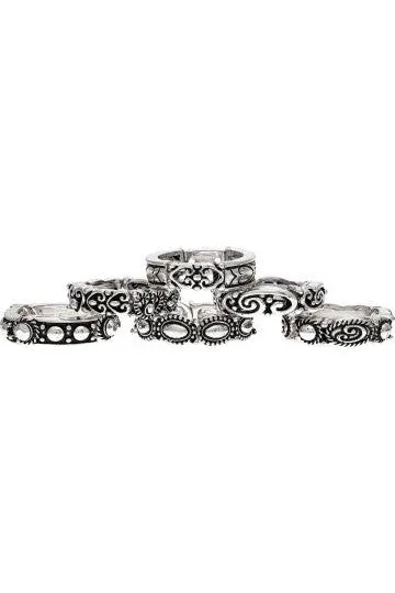 Rain Jewelry Collection Silver Designer Stacking Ring
