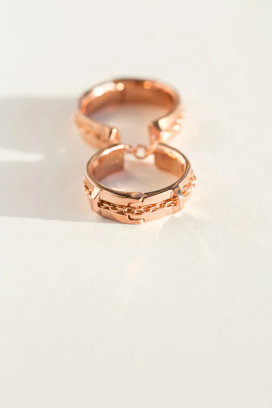 Rose Doublet 2 Finger Ring