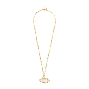 Talis Chains White Opal Pendant Necklace in White