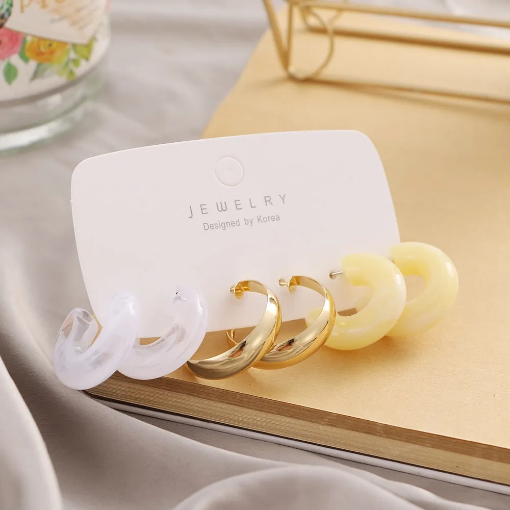 TEEK - Various Hoop Drop Earrings