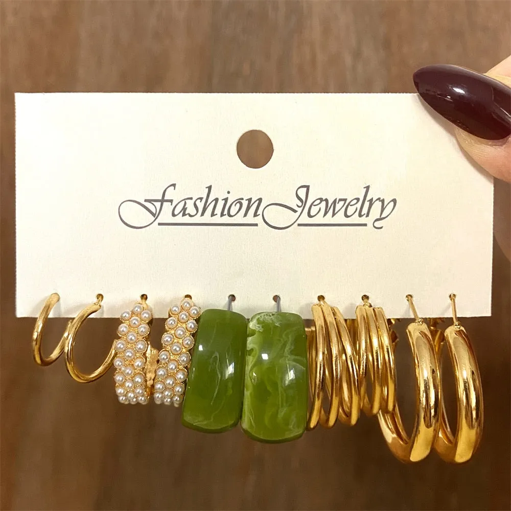 TEEK - Various Hoop Drop Earrings