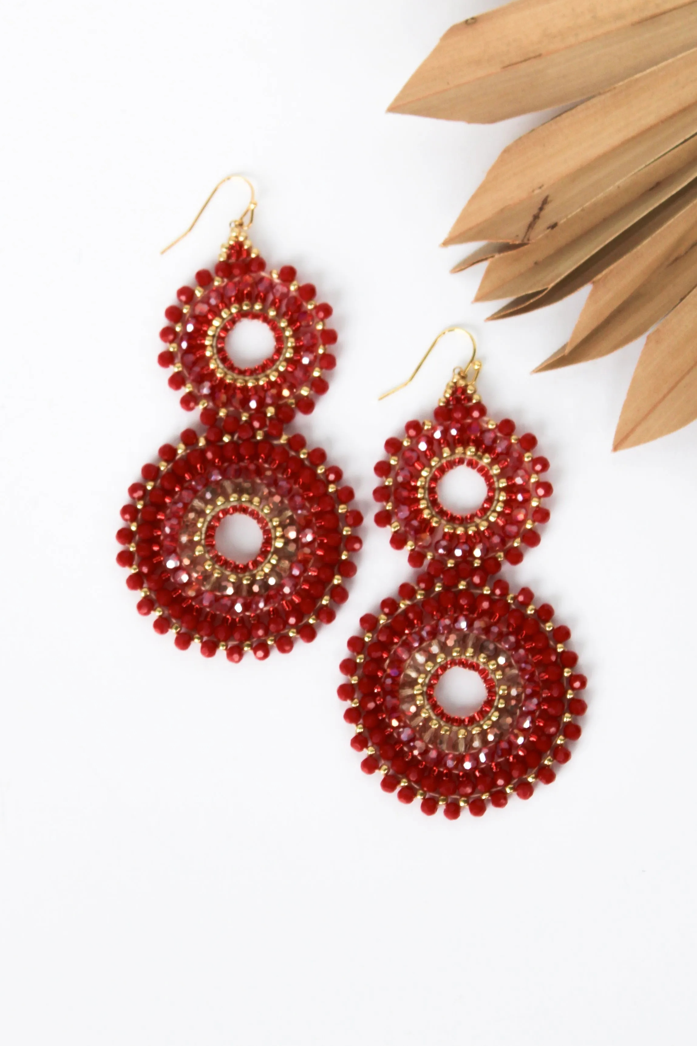 Thai Double Circle Earrings