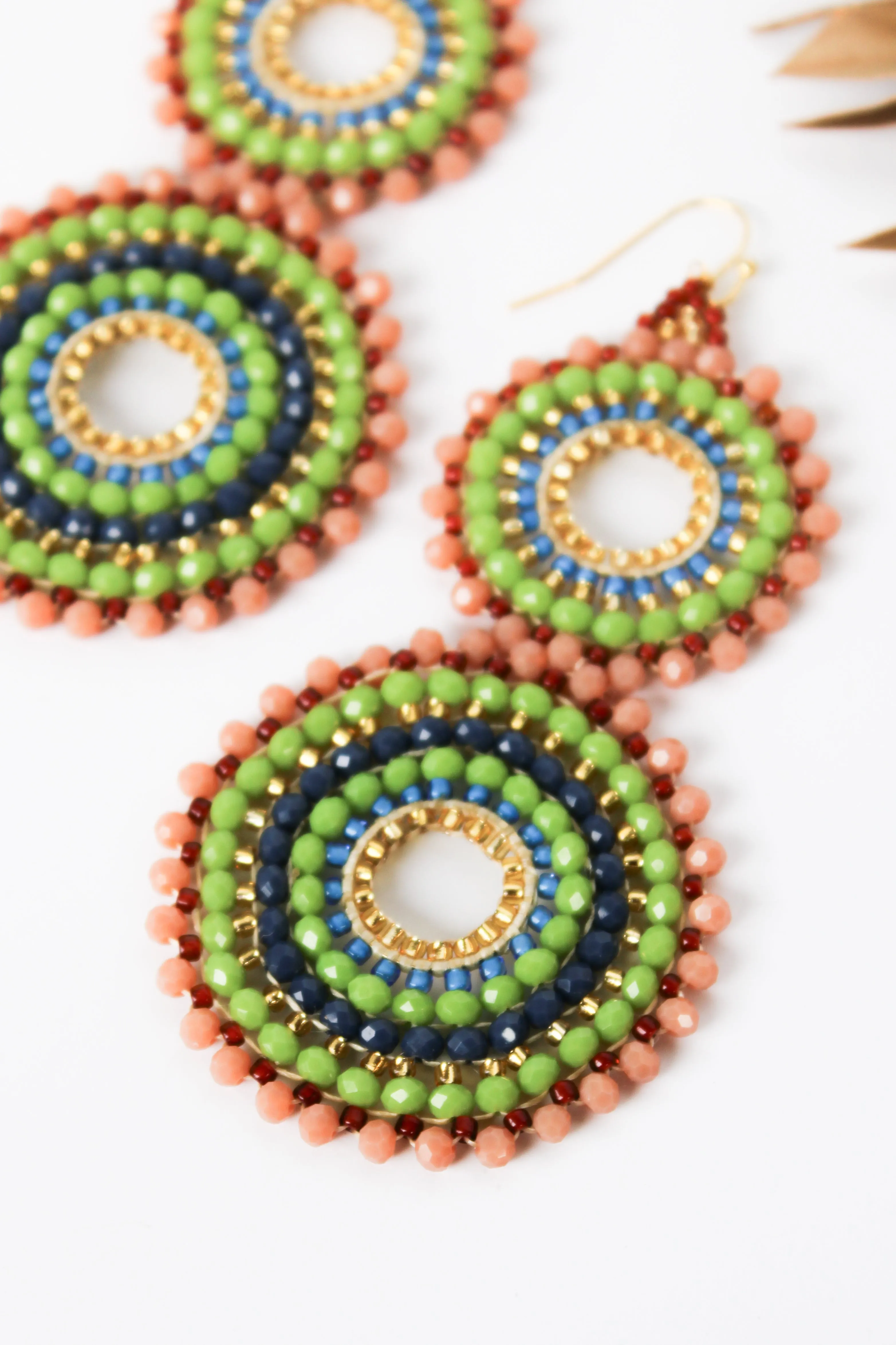 Thai Double Circle Earrings