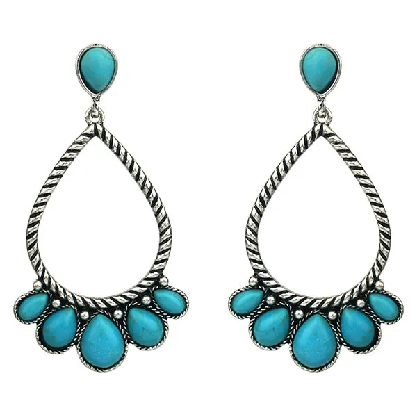 Tina Turquoise Fashion Earrings