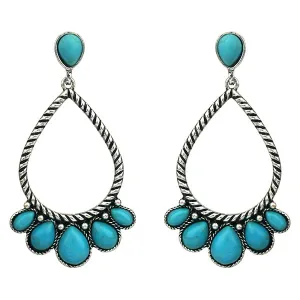 Tina Turquoise Fashion Earrings