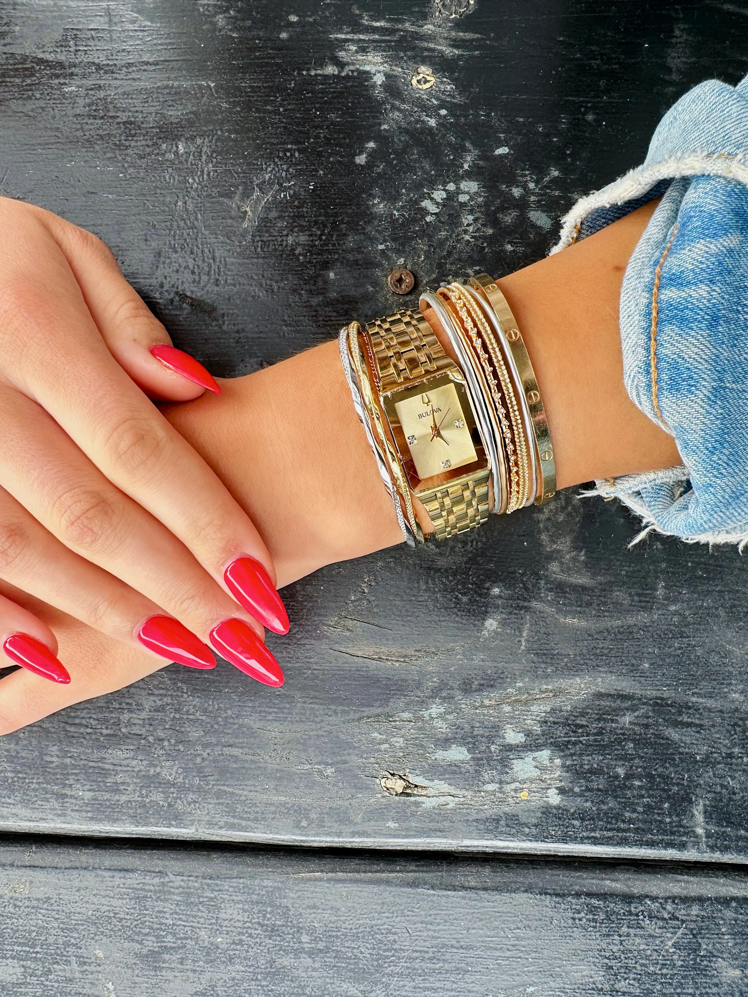 Twist Pave Cuff Silver