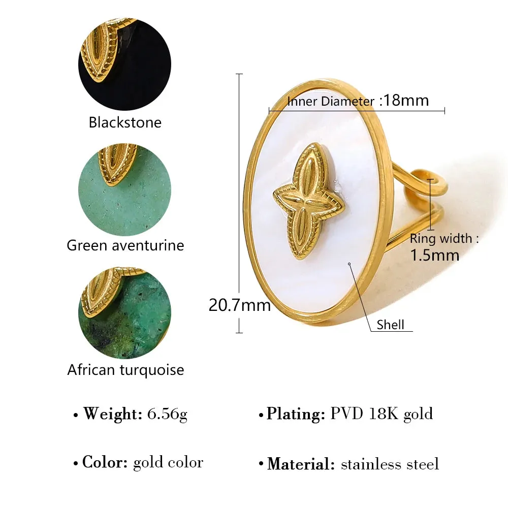 Vintage Stone Rings