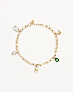 Wanderlust Charm Bracelet Gold