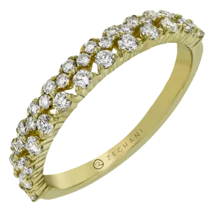ZR1880 Right Hand Ring in 14k Gold with Diamonds